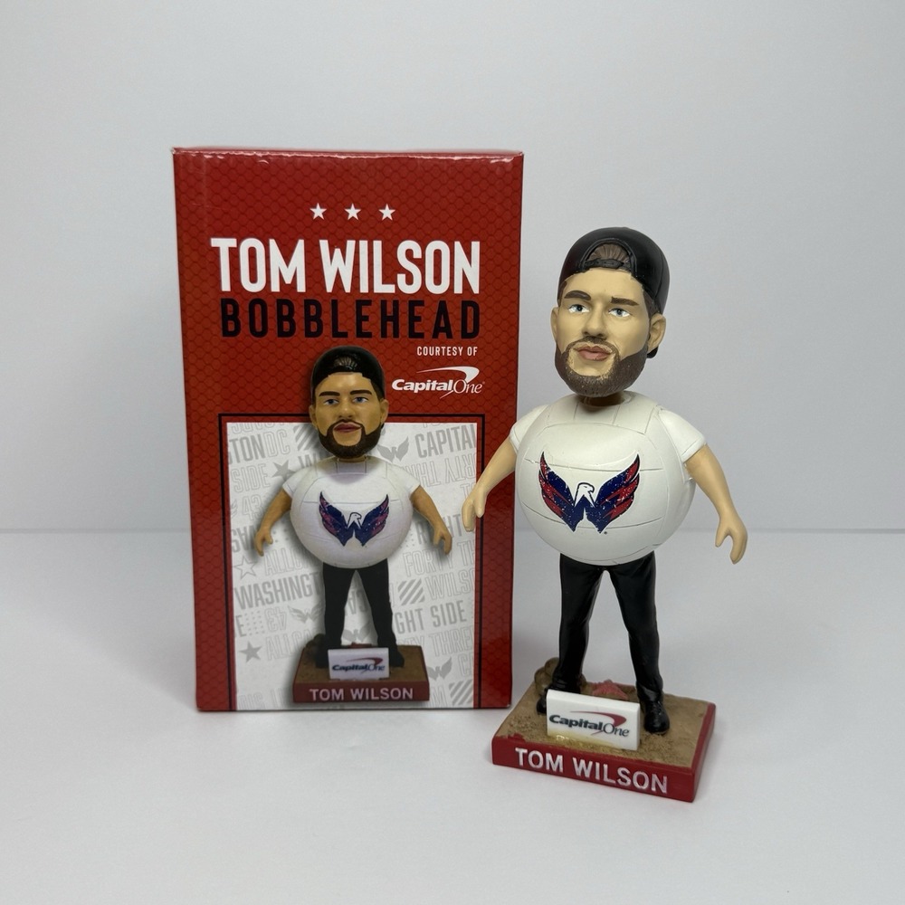 Tom Wilson Washington Capitals Wilson Castaway Bobblehead SGA 10/27/21 NIB